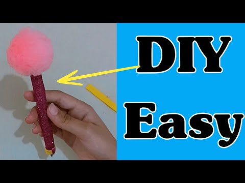 Easy DIY Pen & Pencil Decorations | Back to School Supplies | Craft #Origamicraft #papercraft