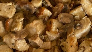 Video ricetta con Bocconcini di pollo ai funghi