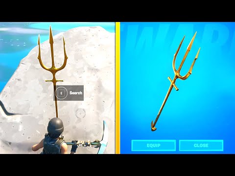 How to get Aquaman's Trident! Claim your Trident at Coral Cove Fortnite!