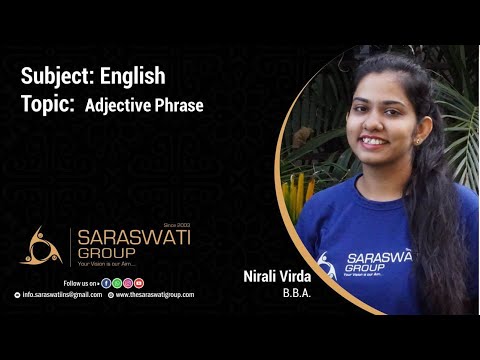 ENGLISH II STD 5 II ADJECTIVE PHRASE II DATE 22 03 2021