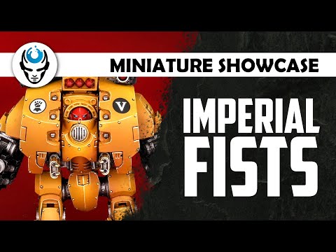IMPERIAL FISTS - LVL 3/4 MINIATURE SHOWCASE 4K