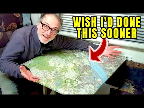 Making a Map Table for YOUR MOTORHOME or CARAVAN