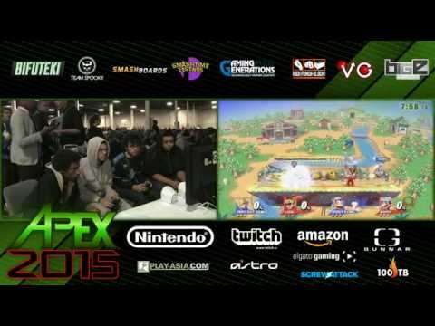 Apex 2015 - SSB4 Doubles - Top 32 - NME UGC Tyrant + Nairo vs Boreal_Ally vs WS Boss