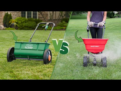 Drop Spreader vs Broadcast Spreader - Choose the Right Lawn Spreader!