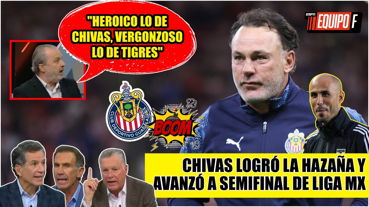 Lo de CHIVAS fue HEROICO vs TIGRES. Se MOSTRÓ GRAN TRABAJO de MILITO sin seleccionados | Equipo F