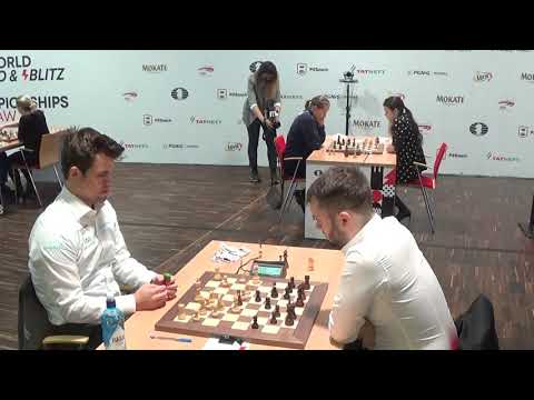 The defeat | Magnus Carlsen - Vladimir Fedoseev | World Blitz 2021