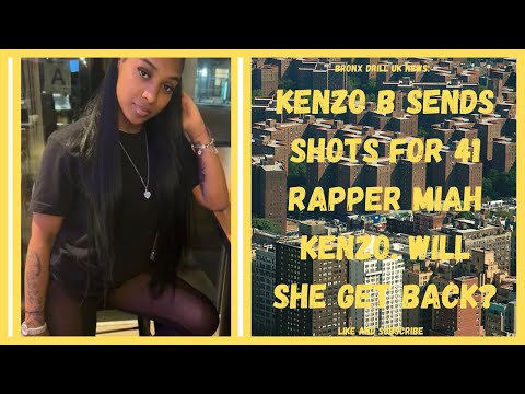 Kenzo B send me shøts for Miah Kenzo but will she come back? #BronxDrillUK #KenzoB #MiahKenzo