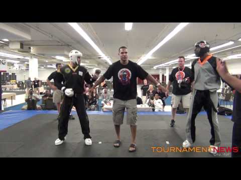 Greg Betlach vs Leon Jefferson Tie Breaker WAKO Men's Fighting at New England Open 2012