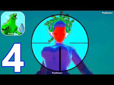 Giant Wanted - Gameplay Walkthrough Part 4 Giant Wanted Sniper Shooting - Android Gameplay