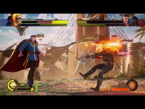 MARVEL VS. CAPCOM: INFINITE - Chris & Ghost Rider VS Arthur & Doctor Strange