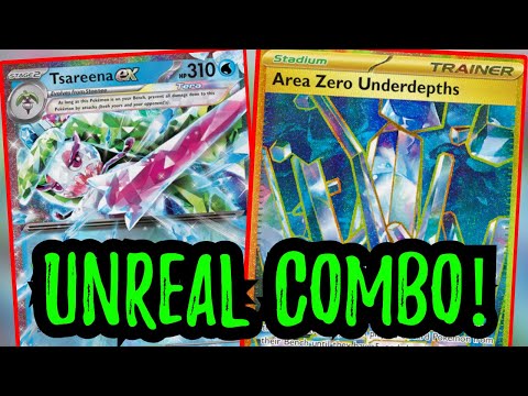 AREA ZERO Makes Tsareena ex SO MUCH BETTER! Pokemon TCG Live