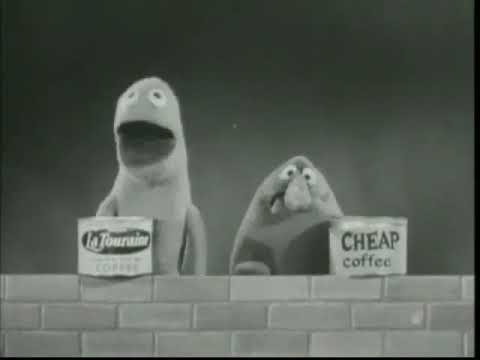 Vintage Jim Henson Commercial - La Touraine Coffee - Wilkins and Wotkins