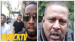 Diddy & Goons Reacts To Gene Deal Pulls Up In Harlem Looking Suspect,To Prove Gene Wrong? (Ha Ha)