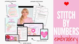 Learn Embroidery Fast with Stitch by Numbers System