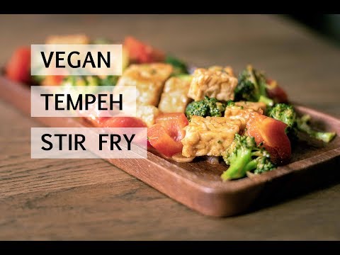 Delicious Tempeh Stir fry | Vegan Fitness Recipe