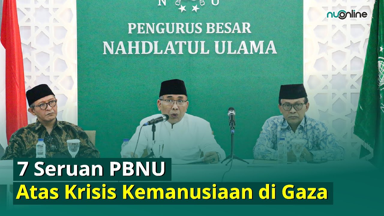 Pernyataan Sikap PBNU atas Krisis Kemanusiaan di Palestina