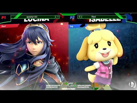 Red (Lucina) vs qwertz143 (Kirby/Isabelle/Mii Gunner) - Smash Ultimate @ LXG 13