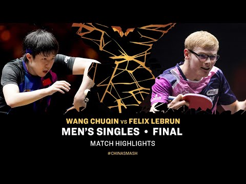 Wang Chuqin vs Felix Lebrun | MS Final | #ChinaSmash 2025