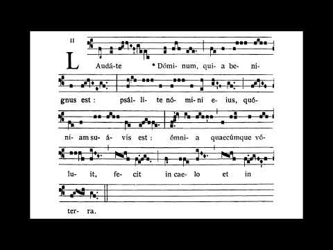 Offertory chant EF: 4th Sunday of Lent - Laudate Dominum
