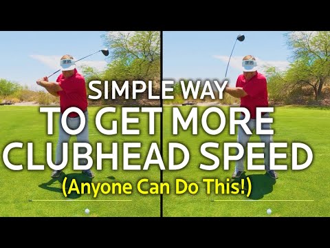 Simple Way To Get More Clubhead Speed!