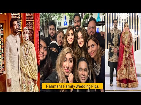 A.R. Rahman & Rahman(Actor) Family Wedding Photos|Khatija Rahman Wedding Pics|Rushda Wedding Pics