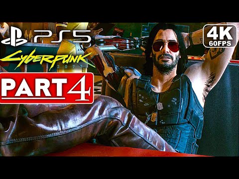 CYBERPUNK 2077 Gameplay Walkthrough Part 4 [4K 60FPS PS5] - No Commentary (FULL GAME)
