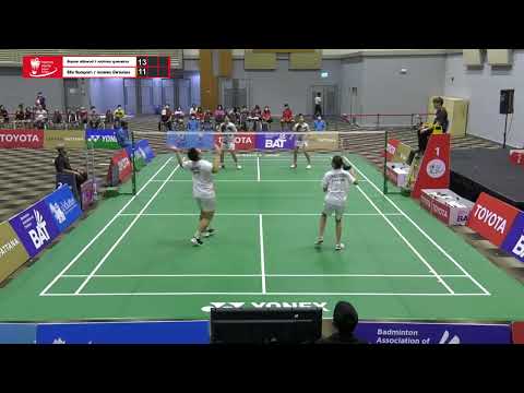 XD U15 Finalธัญเทพ สนิทพงษ์ ณปภากร ตุงคะสถาน VS ธีธัช จินตมุทธา จรรยพร มีพานทอง