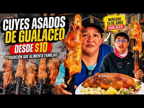 Así preparan los famosos cuyes asados de Gualaceo | Tradición que alimenta familias
