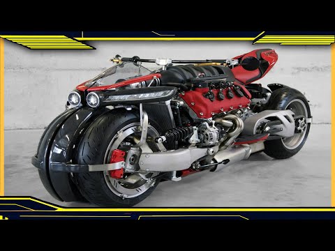 The Lazareth LM 847: 4 Wheels, 470 HP, and 1 Crazy Bike