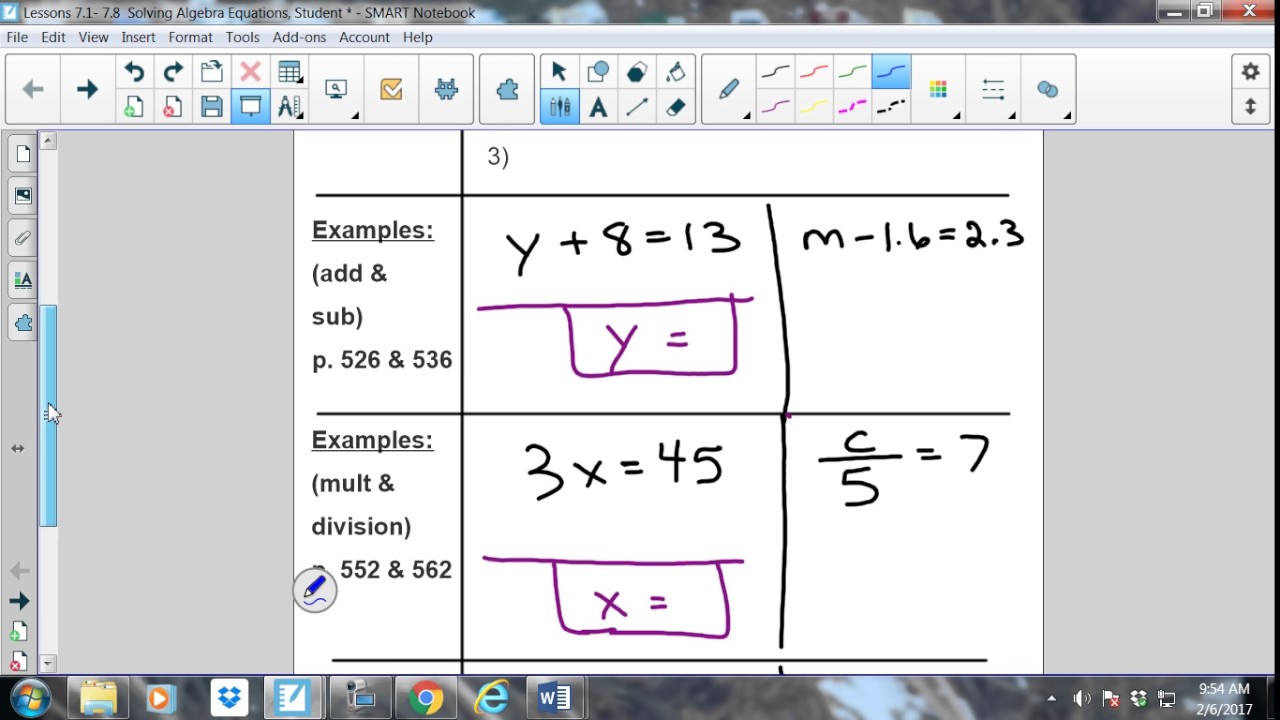 Video Lesson Chapter 7 (all lessons)