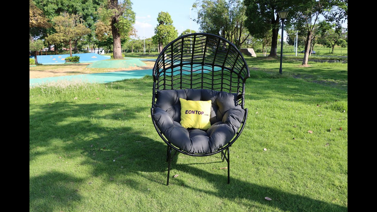 EONTOP KD RATTAN SWING CHAIR