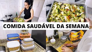 Preparando COMIDA SAUDÁVEL DA SEMANA! Fazendo Marmitas Da Semana Pré Casamento #marmitafit