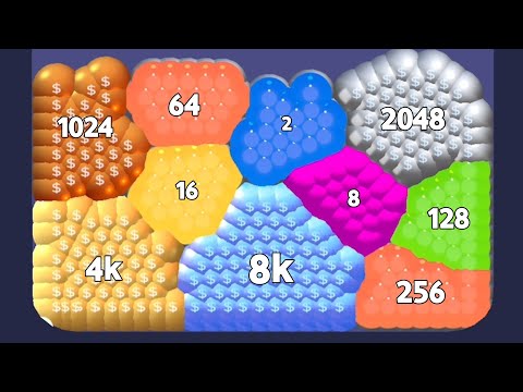 Merge The Jelly Challenge infinity (Math Games, Level Up Jellies Blob)
