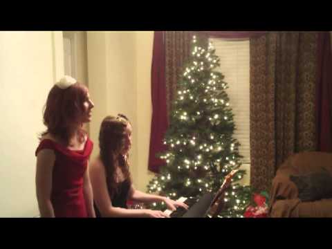 Madeline and Ariel - Silent Night - Christmas Eve 2012