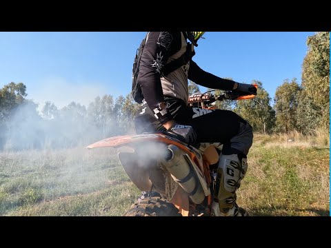 RAW KTM 300 EXC 2015 Factory Edition 2 Stroke Action Pure Sound Gnarly Woods Enduro Track 🇮🇱