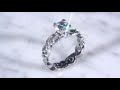 video - Infinity Leaf Engagement Ring