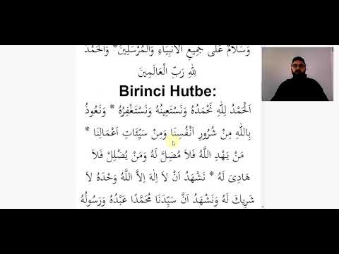 11. Sınıf Hitabet ve Mesleki Uygulama Dersi "HUTBE DUALARI"