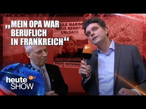 Lutz van der Horst interviewt den Front-National-Chef vom Elsass | heute-show vom 21.04.2017