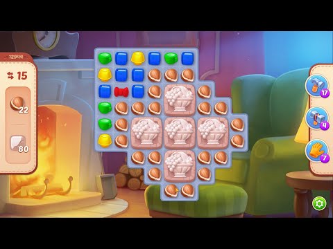 Homescapes Level 12944 No Boosters Gameplay #Bubunka