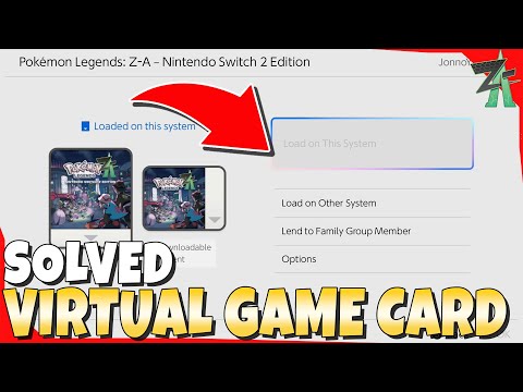 SOLVED! Virtual Game Card Issue in Pokemon Legends Z-A (DLC Rewards)