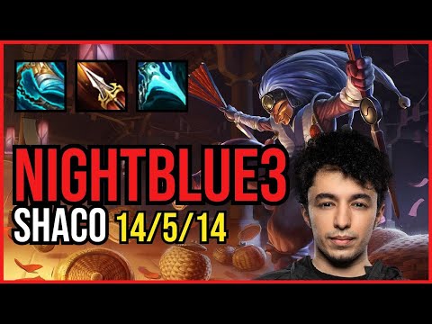 NIGHTBLUE3 - SHACO vs CAITLYN Jungle - NA Diamond - Patch 11.5