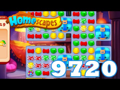 Homescapes Level 9720 HD 3 - match puzzle game | Gameplay Walkthrough | android | GameGo Game | IOS