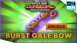 BURST GALE BOW Full Guide + Gameplay & Where To Get It in Minecraft Dungeons Howling Peaks DLC