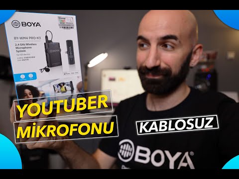 Boya Lavalier belaidis mikrofonas BY-WM4 Pro-K3, skirtas iOS video