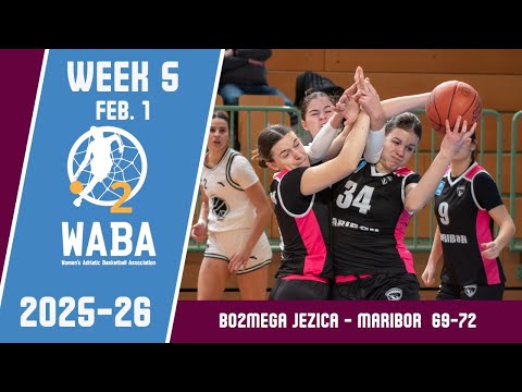 2025-26 WABA 2 - Week 5: Bo2Mega Jezica-Maribor 69-72 (01/02)