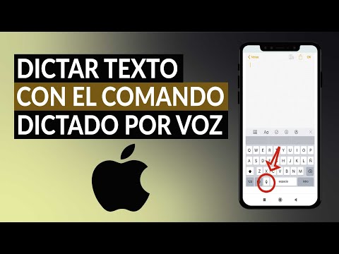 Cómo usar comandos para dictar texto en tu iPhone