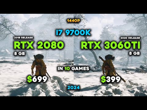 RTX 2080 VS RTX 3060Ti in 10 Games | 2024 Benchmark Comparison | 1440p