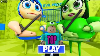 JOY VS DISGUST PRISON RUN OBBY Full Gameplay Walkthrough New Update #roblox #scaryobby #obby