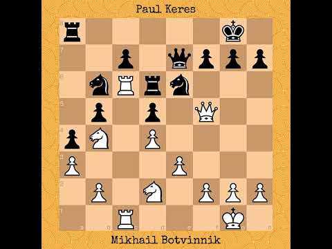 Mikhail Botvinnik vs Paul Keres | FIDE World Championship Tournament, 1948 #chess