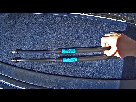 How To Replace Rear Hatch Glass Lift Support Struts